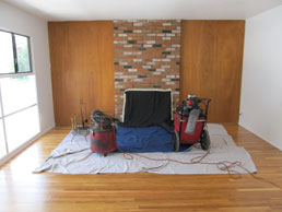 Before chimney sweeping