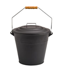Bucket to hold fireplace ashes